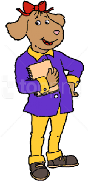 Free Png Download Arthur Character Fern Walters Clipart - Fern From Arthur (480x622)