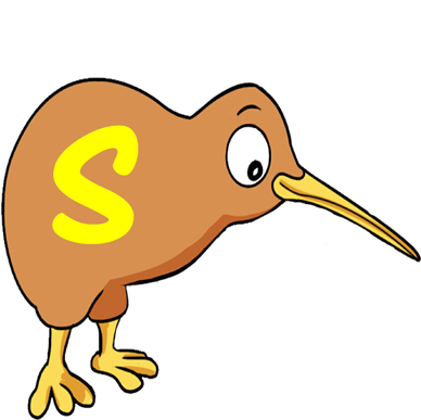 Kiwi Bird Front View Animated , Png Download - Kiwi Bird Front View Animated , Png Download (388x387)