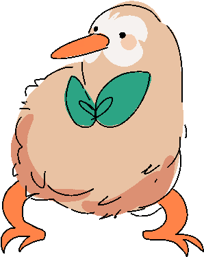 Image - Kiwi Bird Fanart (376x388)