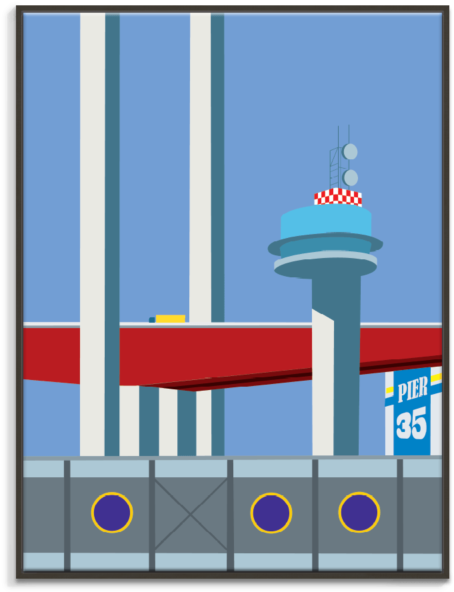 Pier 35 Wall Art - Cible De Tir (600x600)