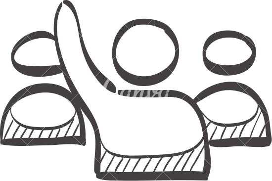 Pin Student Raising Hand Clipart - Hand Raising Icon White (550x366)