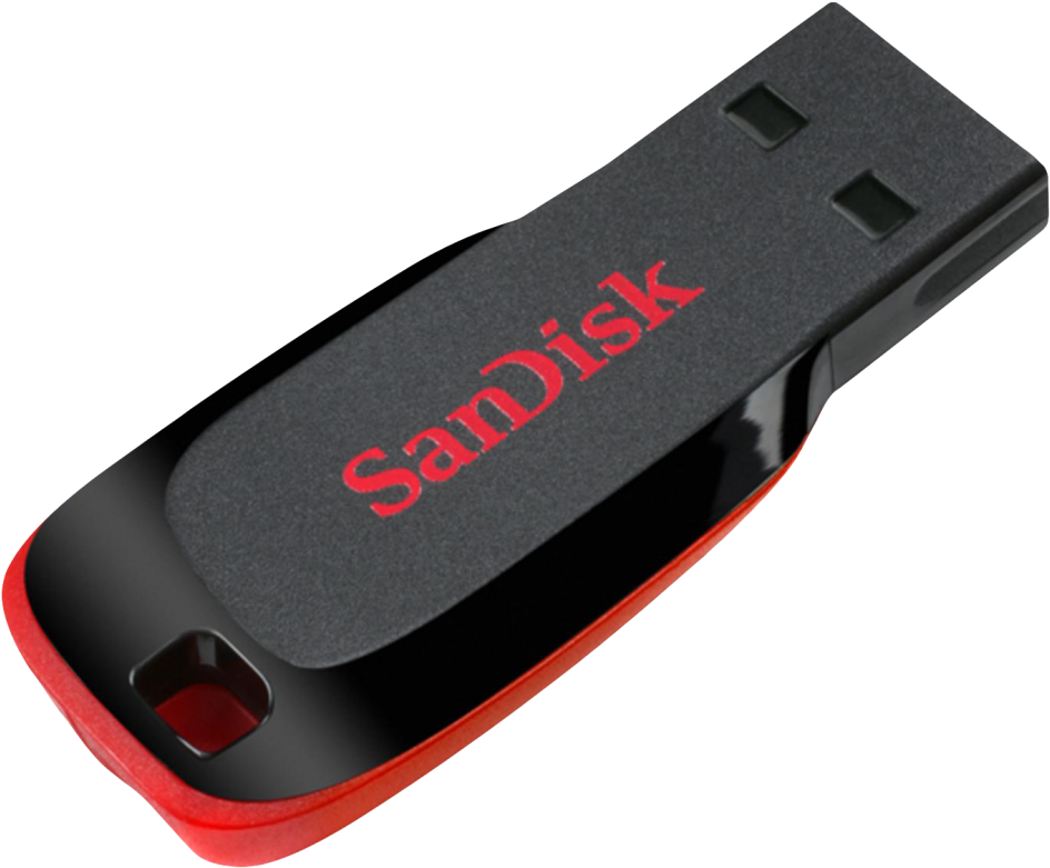 Usb Flash Drive Transparent Images - Sandisk Cruzer Blade (1024x860)
