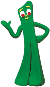Gumby Waving - Gumby Clipart (400x400)