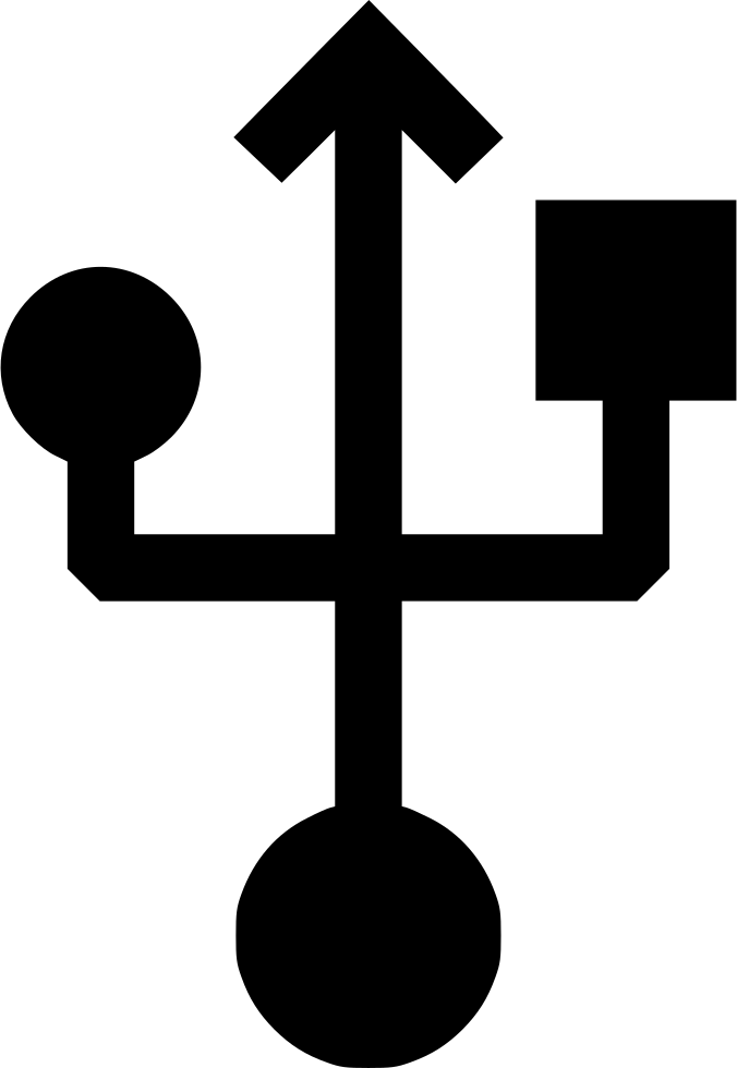 Usb Sign Port Storage Flash Drive Interface Comments - Cross (676x980)