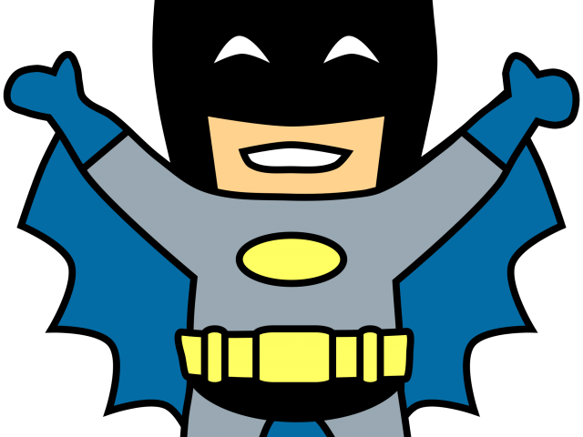 See Clipart Svg - Batman Cartoon Drawing (640x480)