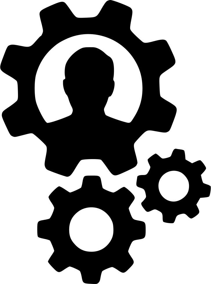 Jpg Library Download User Person Settings Configure - Gears Symbol (728x980)