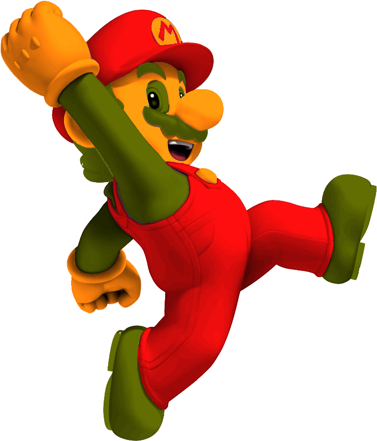 Super Mario Clipart Classic Mario - New Super Mario Bros Wii (1024x1024)