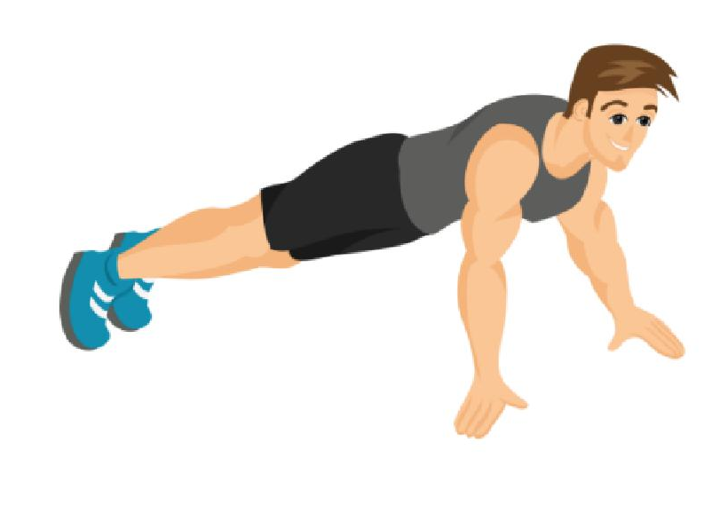 Exercise Clipart Sit Ups - Press Up (1754x1240)