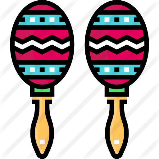 Maracas Free Icon - Maracas Free Icon (512x512)