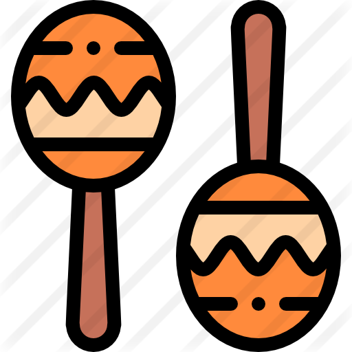 Maracas Free Icon - Maracas Free Icon (512x512)