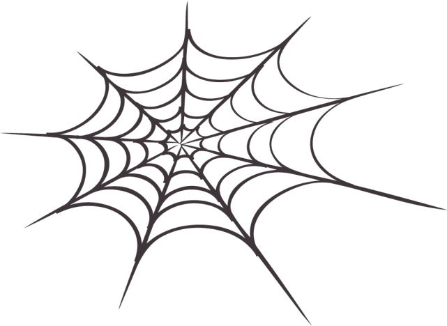 Halloween Cobwebs Cliparts - Spider Web Clipart Png (640x480)