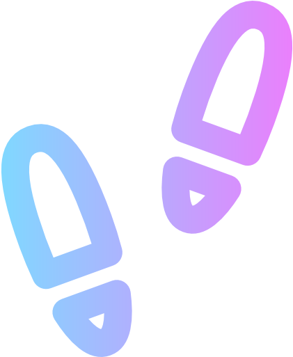 Png Freeuse Library Free Miscellaneous Icons Icon - Footsteps Png Purple (512x512)