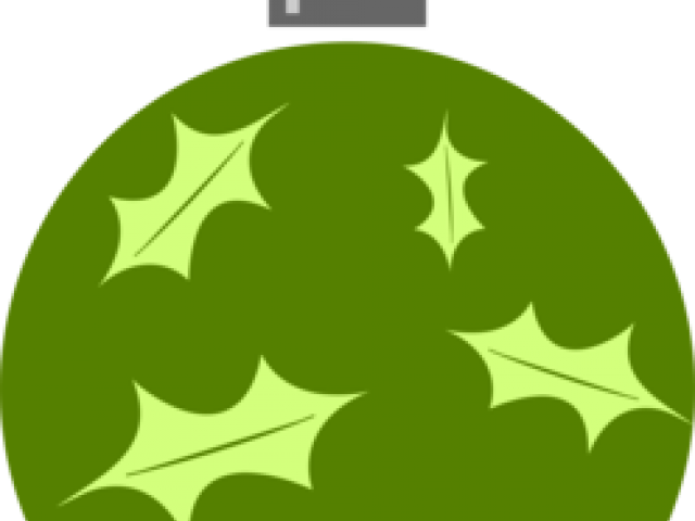 Christmas Ornament Clipart Silhouette - Silhouette Christmas Ornaments Clip Art (640x480)