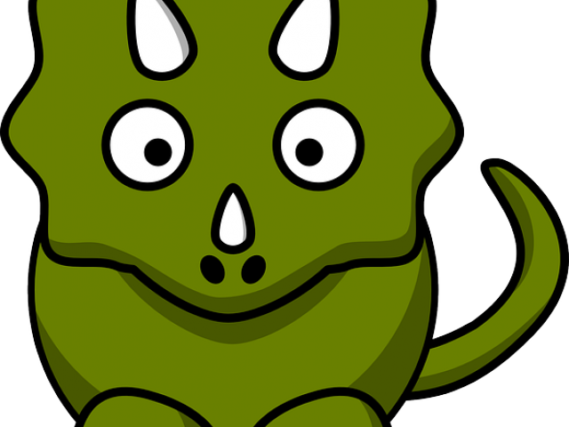 Extinct Clipart Baby - Cute Clip Art Dinosaur (640x480)