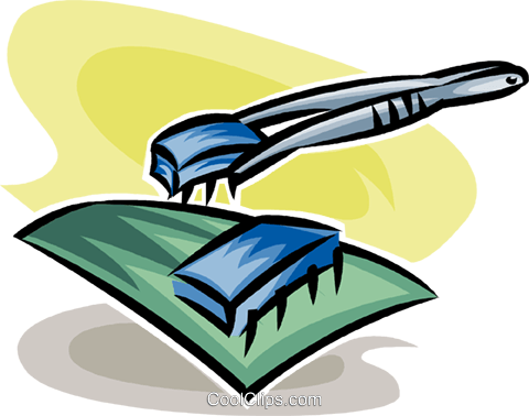 Computer Chips Royalty Free Vector Clip Art Illustration - Emblem (480x378)