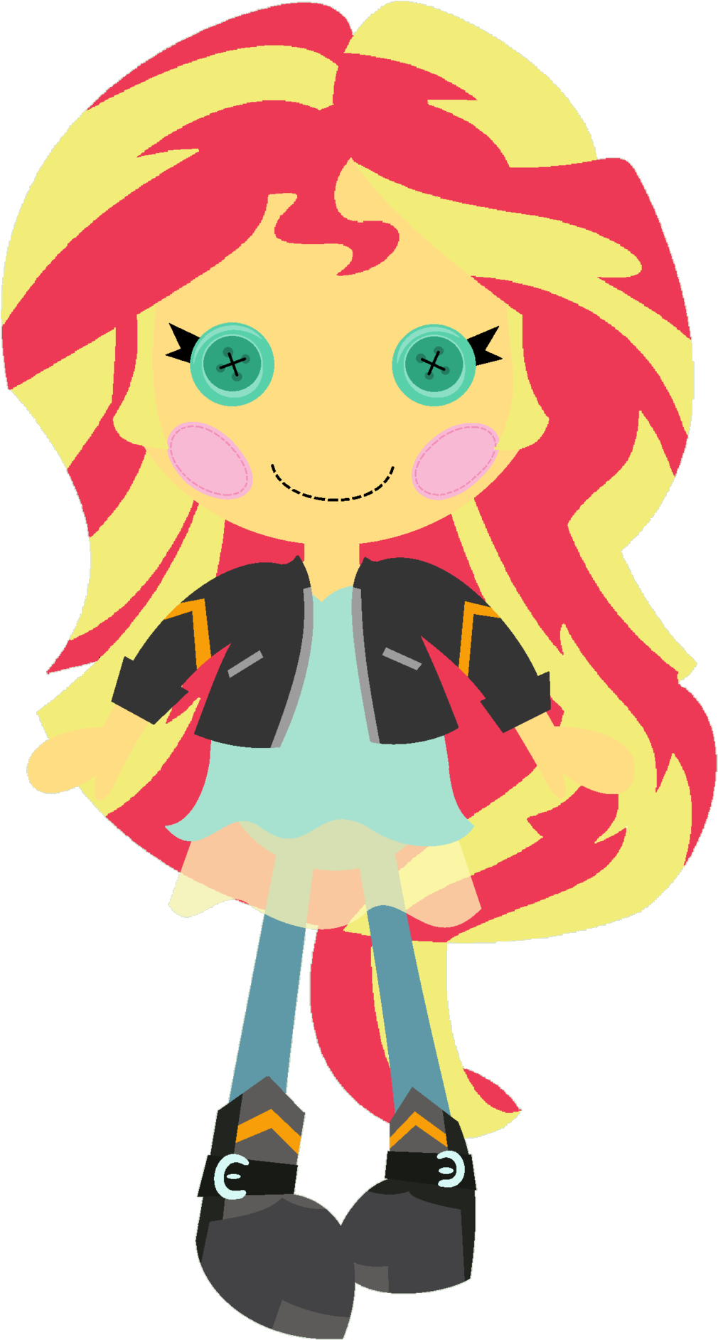 Dall Clipart Simple Doll - My Little Pony Winter Soldier (1024x1892)