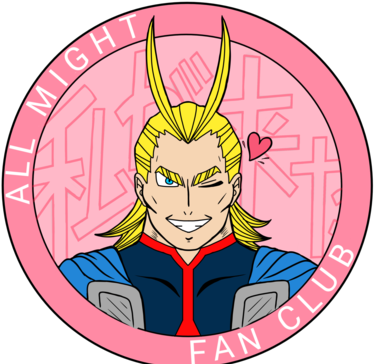 All Might Fan Club Patch - Franconia (400x400)