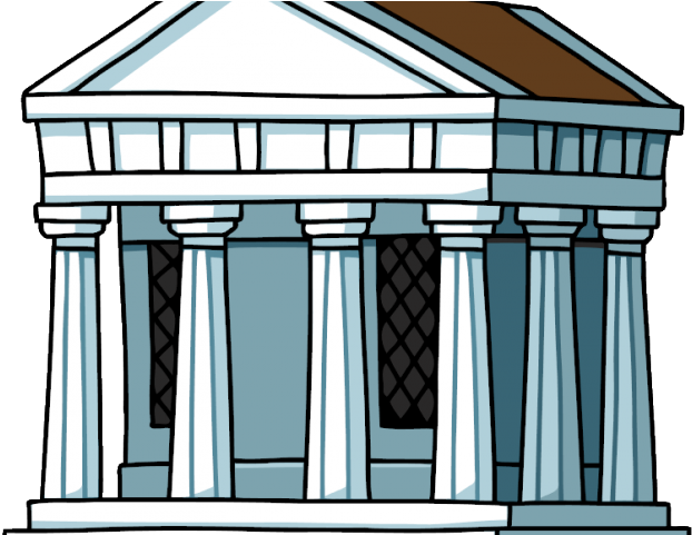 Structure Clipart Greek Building - Ancient Greek Building Clipart (640x480)