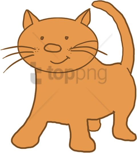 Free Png Download Cartoon Cats Transparent Background - Clipart Cat Transparent Background (480x534)