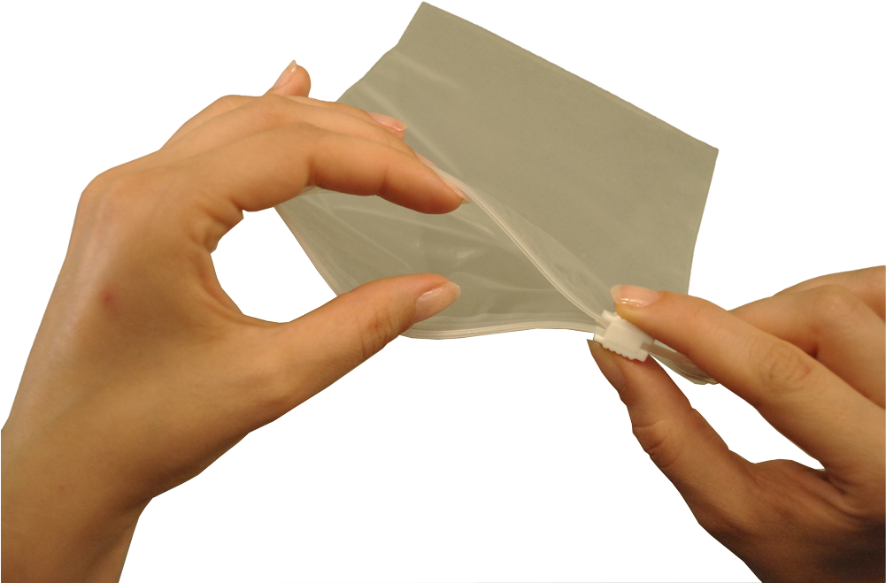 Slider Zipper Bag Mm, Transparent - Paper (1000x669)