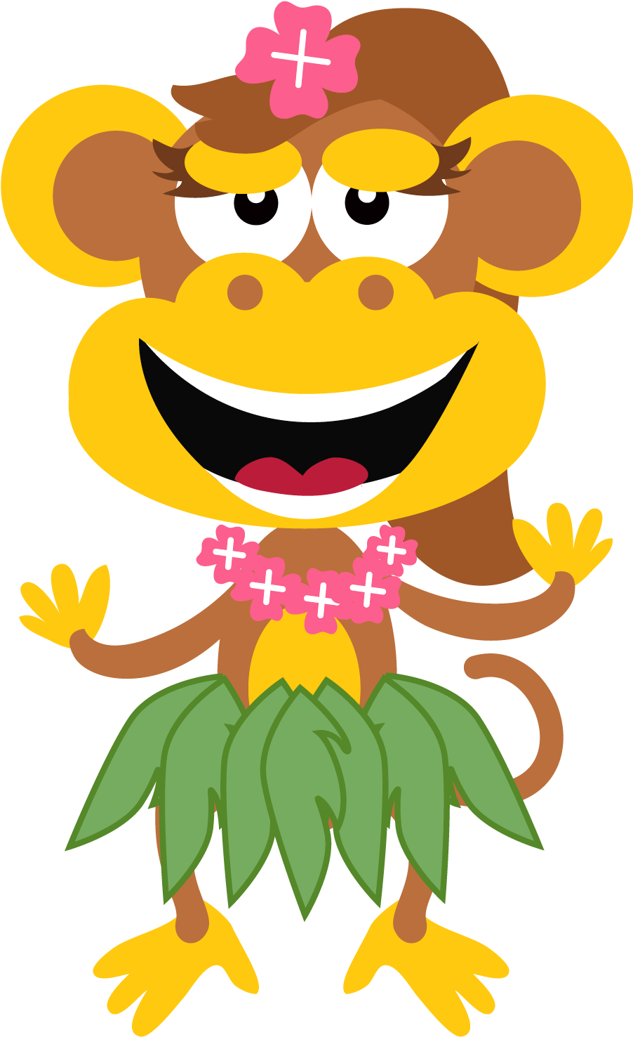 Free Monkey Clip Art Funny Graphics For Personal And - Clip Art (915x1500)