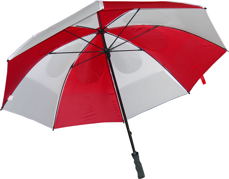 Red And White Umbrella Transparent (800x626)