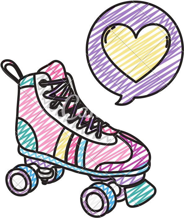 Doodle Roller Skate Style - Roller Skates Doodle (800x800)