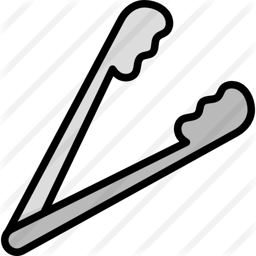 Tweezers Free Icon - Pinzas De Comida Png (512x512)