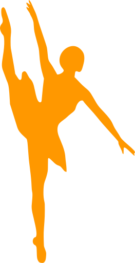 Girl Performance Movement Free Image Icon Silh - Ballet Dancer Silhouette Png (263x512)