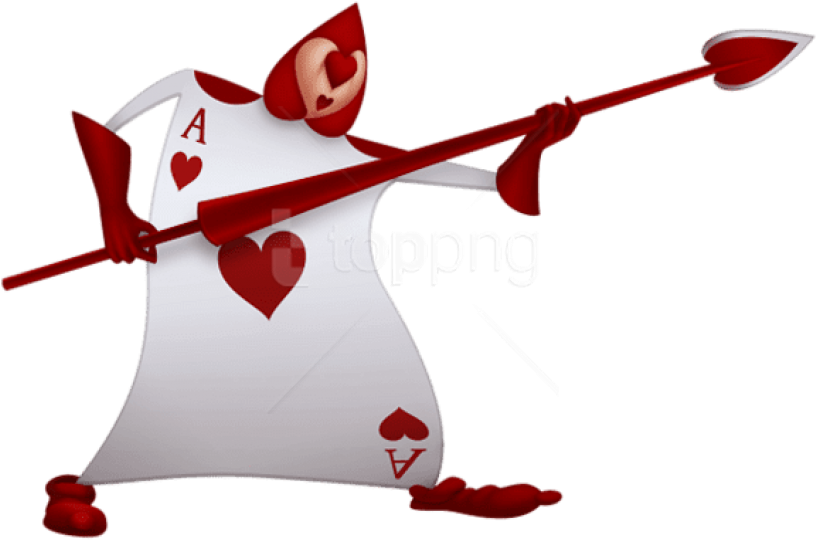 Free Png Download Transparent Red Card Guard Clipart - Card Soldier Alice In Wonderland (850x583)