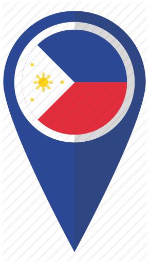 Flags Clipart Marker - Philippines Icon (290x512)
