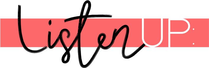 Olivia Escuyos - Listen Up Clipart (824x251)
