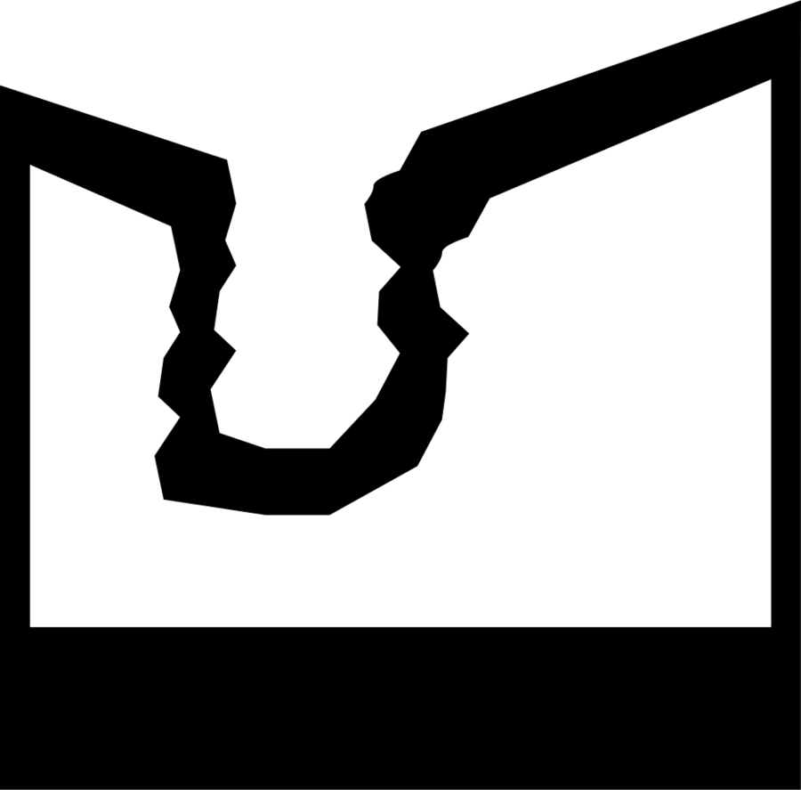 Land Subsidence Icon Clipart Subsidence Computer Icons - Silhouette (900x887)
