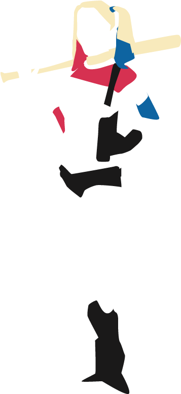 Suicide Squad Jokers Insane Capers Over The - Silhouette (800x1080)