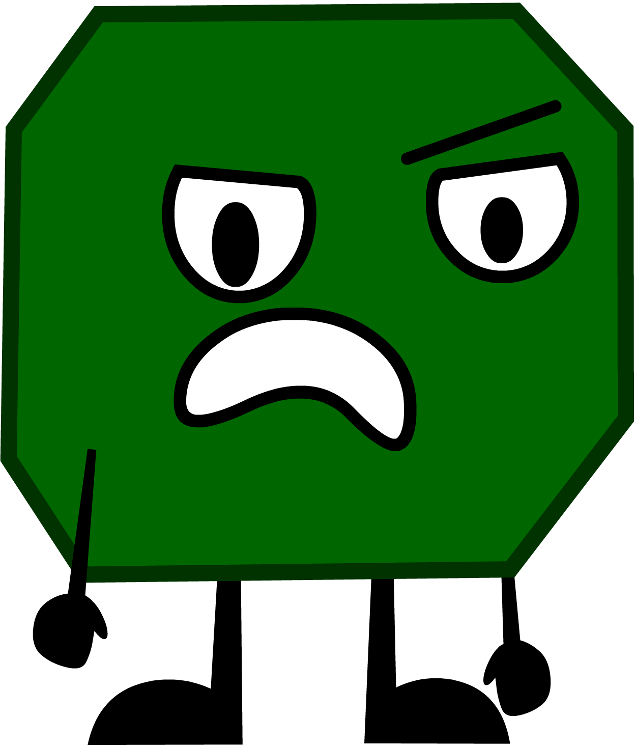 Green Clipart Octagon - Green Clipart Octagon (1250x1463)