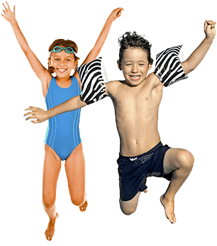 555 X 348 23 - Pool Children Png (555x348)