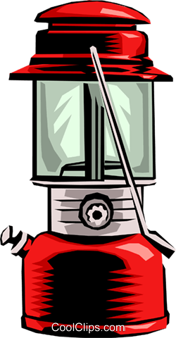 Lantern Royalty Free Vector Clip Art Illustration - Camping Lantern Clip Art (250x480)