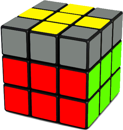 454 X 453 2 - Rubiks Cube Yellow Cross (454x453)