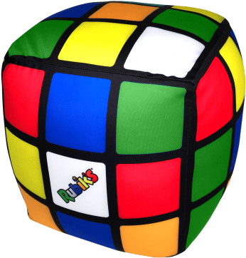 Picture Of Rubik's® Cube Microbead Pillow - Rubik's Cube (415x415)