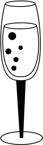 Champagne Glass Toast Icon Image - Wine Glass (550x550)