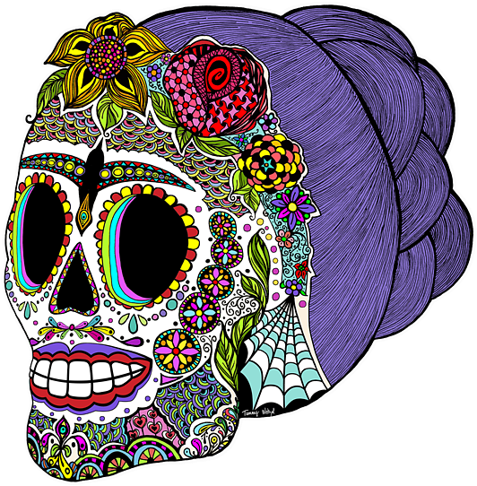 Click And Drag To Re-position The Image, If Desired - Calavera (600x600)