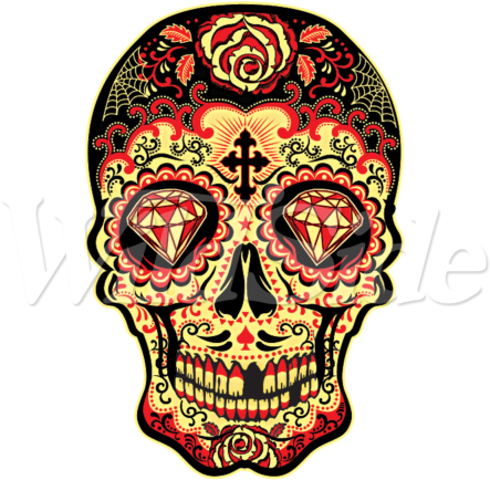 Day Of Dead Sugar Skull - Day Of The Dead Culture Skulls (450x450)