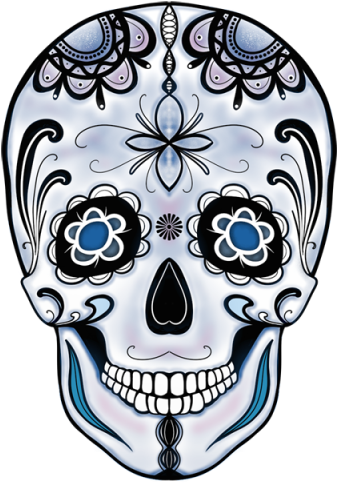 Day Of The Dead - Skull (400x560)