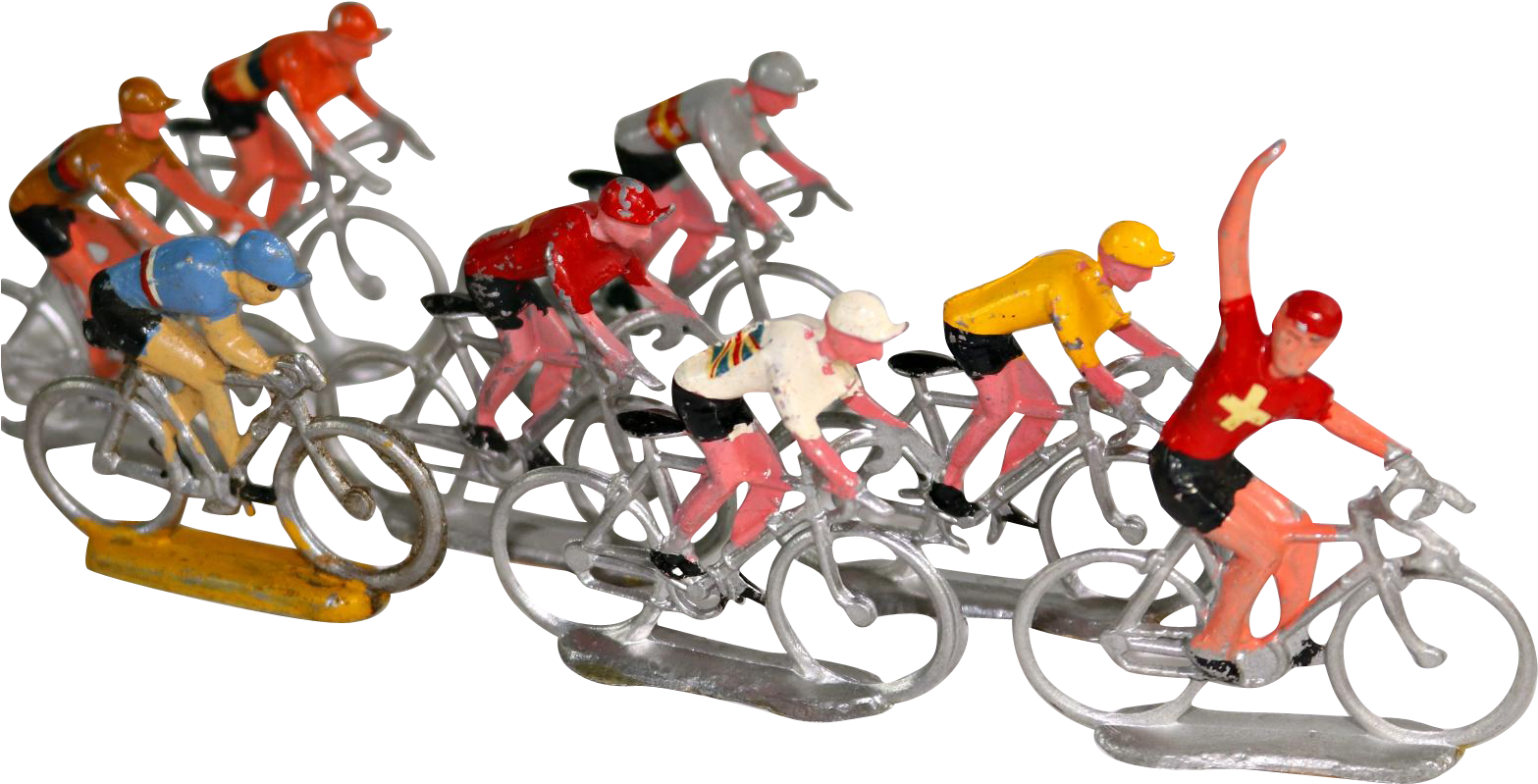 Tour De France Metal Racing Cyclists Toys Ⓒ - Tandem Bicycle (1566x1566)