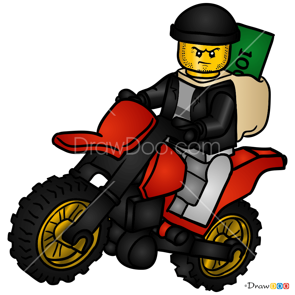Cartoon Police Car Clip Art - Motorcycle (997x997)