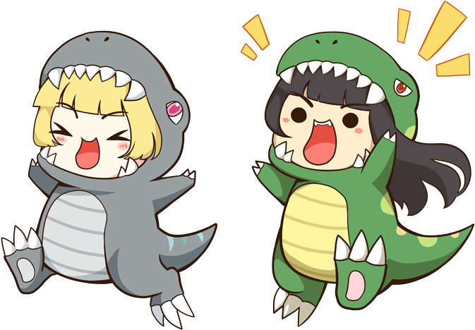 Chibi-chase - Cartoon (707x500)