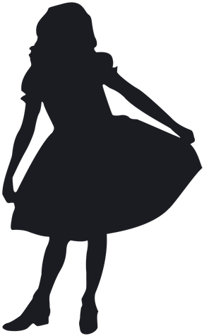 Little Girl Silhouette Group - Little Girl Silhouette Png (512x512)