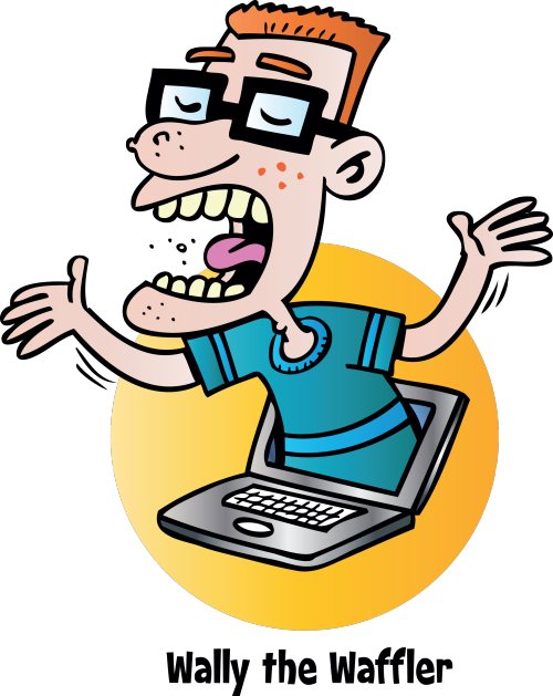 Nerd Geek Computer Glasses - Cartoon (500x629)