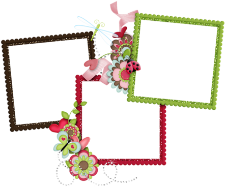 I Toadly Love You Frame Clipart, Views Album, Framed - Floral Design (500x500)