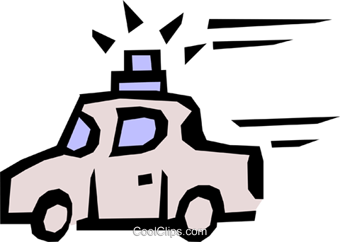 Polizei Auto Vektor Clipart Bild - Polizei Auto Vektor Clipart Bild (480x342)